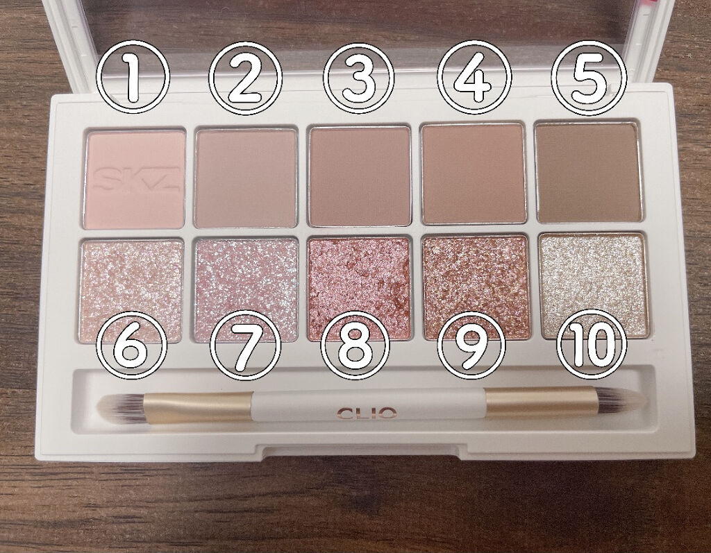 プロ アイ パレット/CLIO/アイシャドウパレットを使ったクチコミ（2枚目）