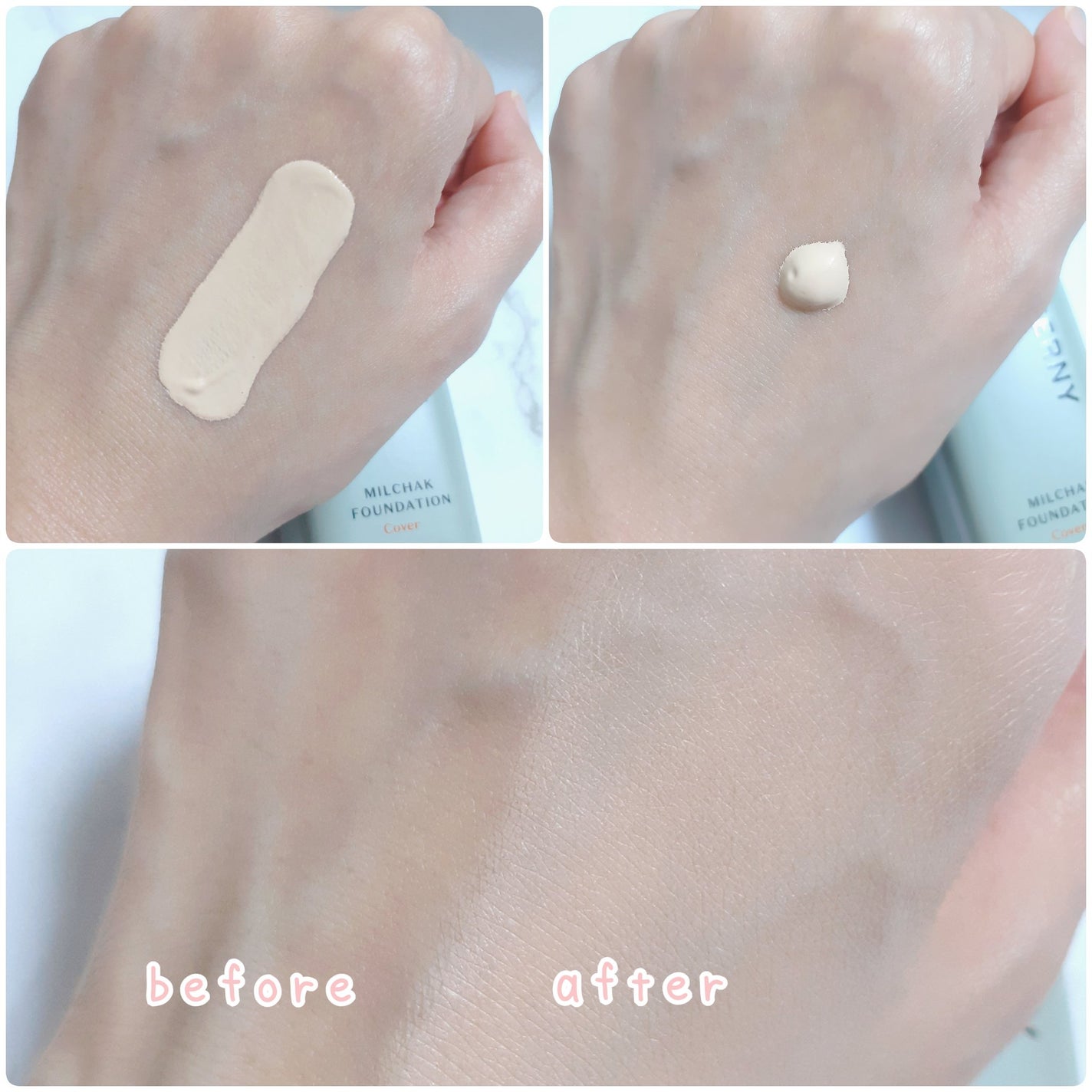 ジヴェルニー 密着カバーファンデーション/GIVERNY/リキッドファンデーションを使ったクチコミ(2枚目)