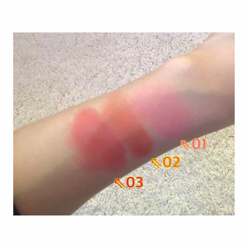 ジューシーレディリキッドチーク/キャンメイク/リキッドチークを使ったクチコミ（3枚目）