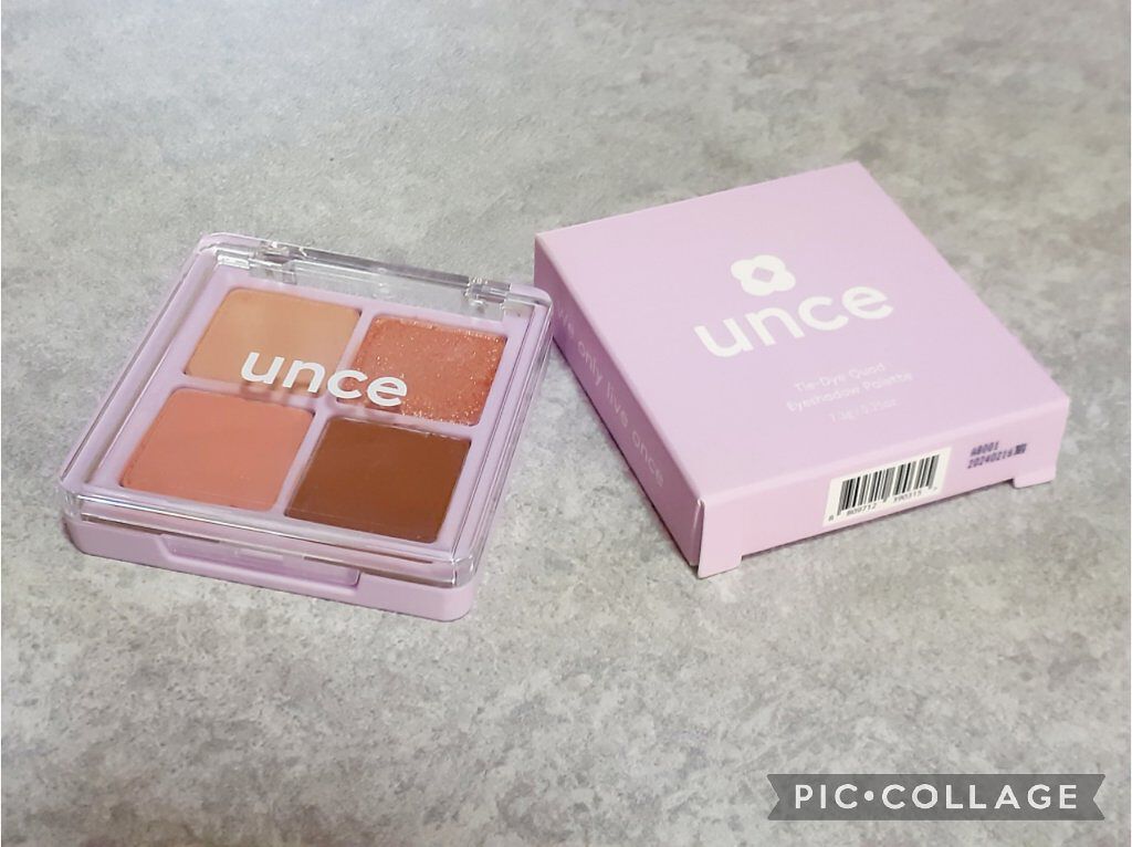 タイダイ クワッド アイシャドウ/unce/アイシャドウパレットを使ったクチコミ（2枚目）