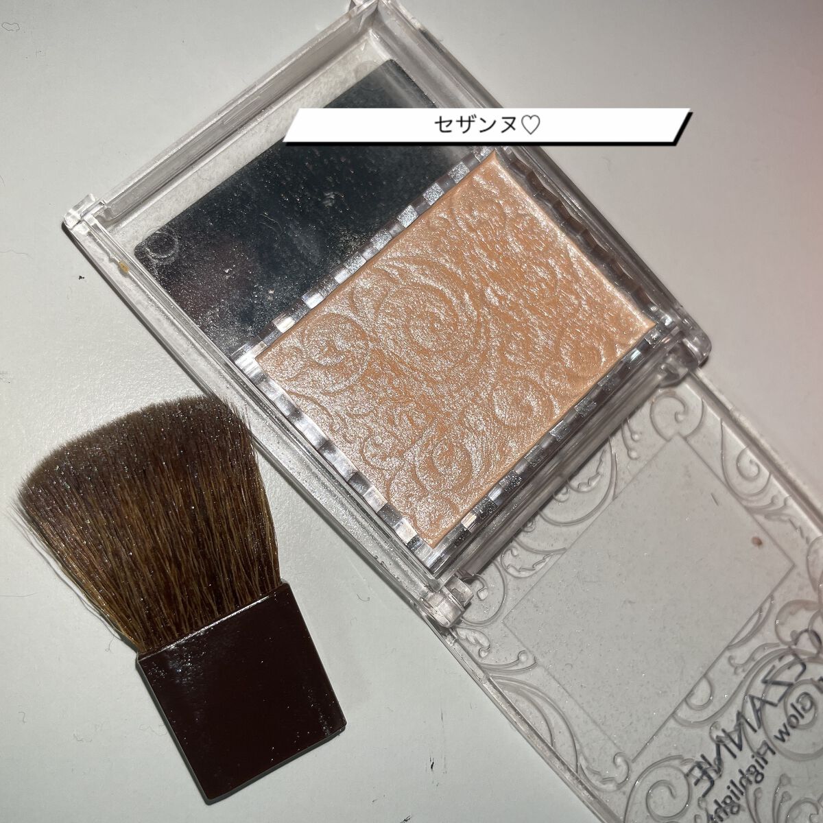 パールグロウハイライト/CEZANNE/パウダーハイライトを使ったクチコミ(1枚目)