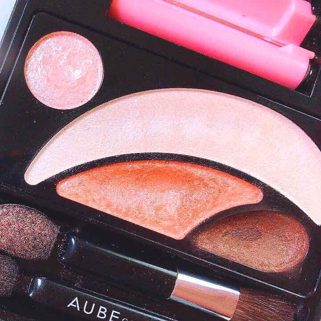 デザイニングシャインアイズ/AUBE/アイシャドウパレットを使ったクチコミ（2枚目）