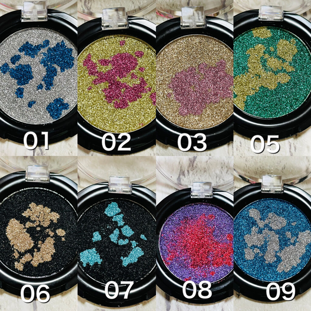 URGLAM　SPARKLE EYESHADOW/U R GLAM/単色アイシャドウを使ったクチコミ（2枚目）