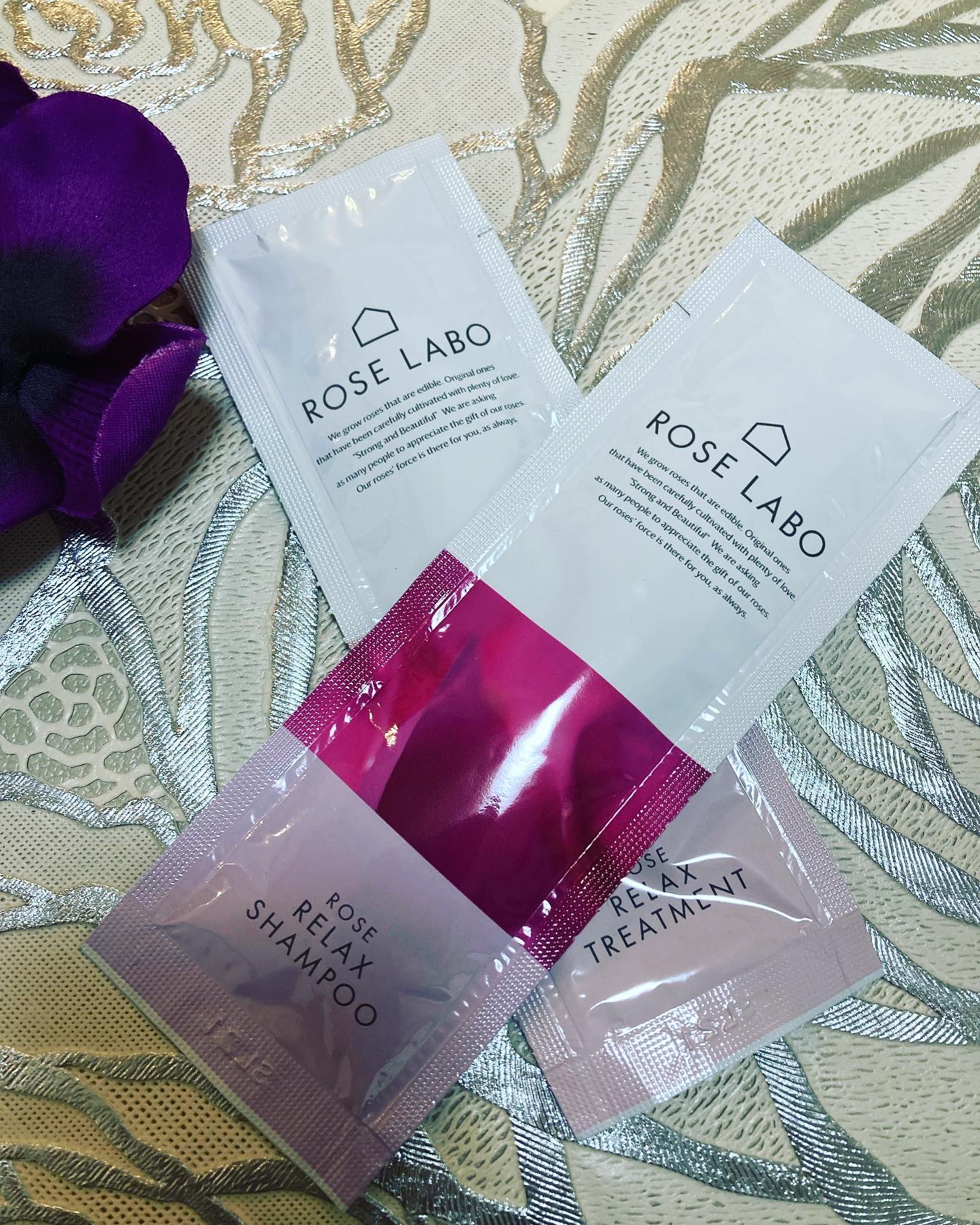 ローズリラックスシャンプー&トリートメント トライアル 1回分/ROSE LABO/市販シャンプーを使ったクチコミ（1枚目）