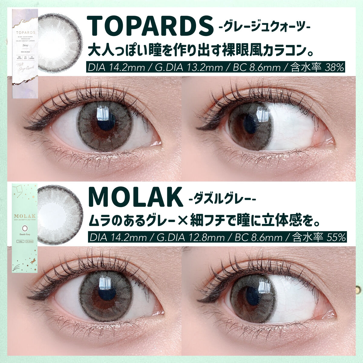 oriana MUNE(オリアナ ミューン)/蜜のレンズ/カラーコンタクトレンズを使ったクチコミ（3枚目）