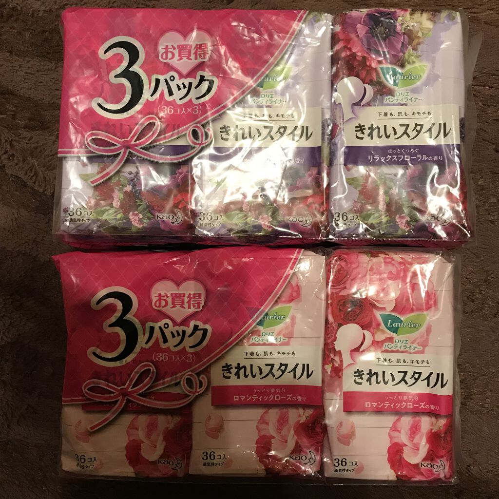 きれいスタイル ロマンティックローズの香り ７２コ入/ロリエ/おりものシートを使ったクチコミ（1枚目）