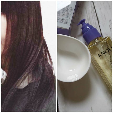 シャイン カラーケア オイル/スティーブンノル ニューヨーク/ヘアオイルを使ったクチコミ(2枚目)