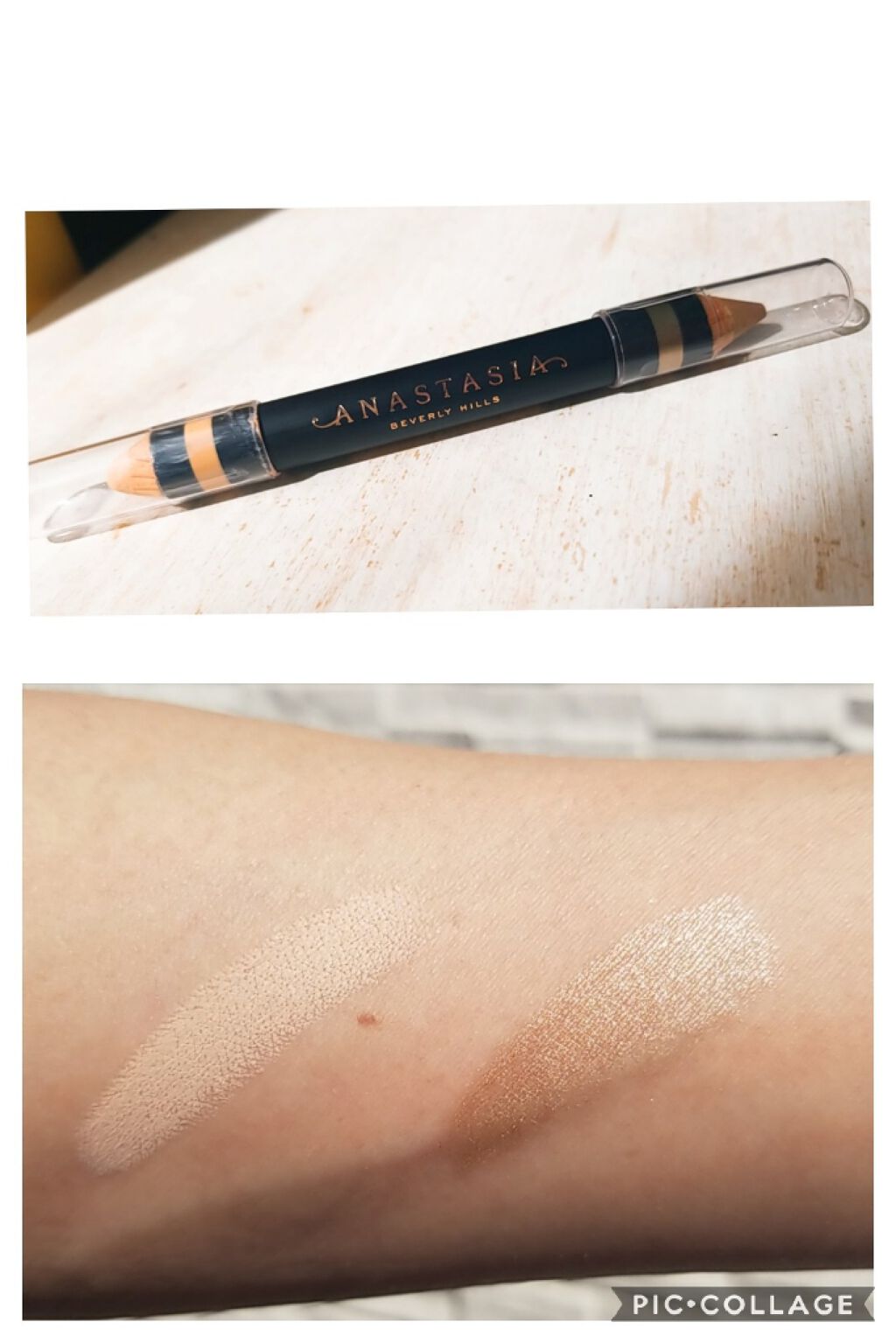 HIGHLIGHTING DUO PENCIL/アナスタシア ビバリーヒルズ/パウダーハイライトを使ったクチコミ(3枚目)