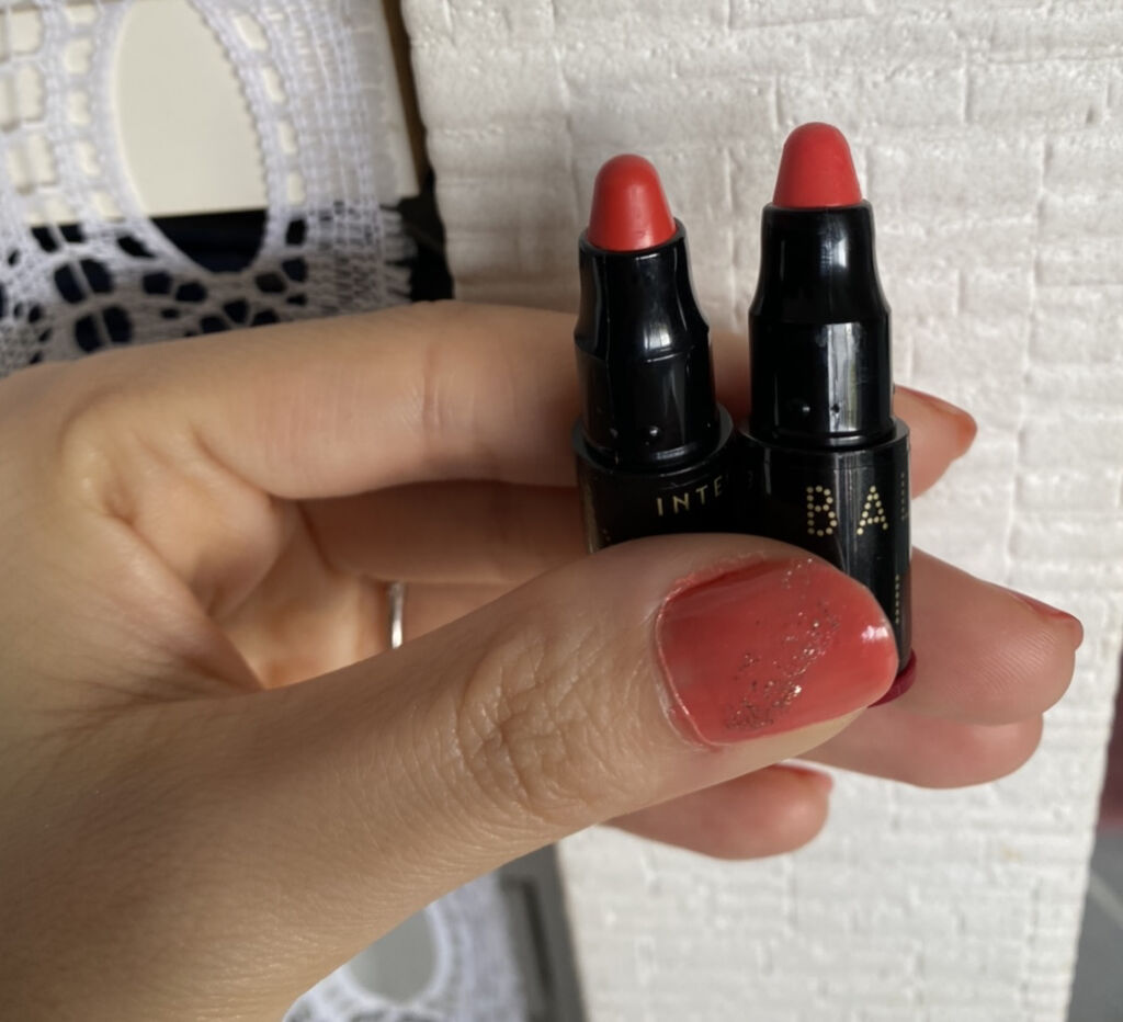 プチクレヨンアイシャドー ミニセット/インテグレート/スティックアイシャドウを使ったクチコミ（2枚目）