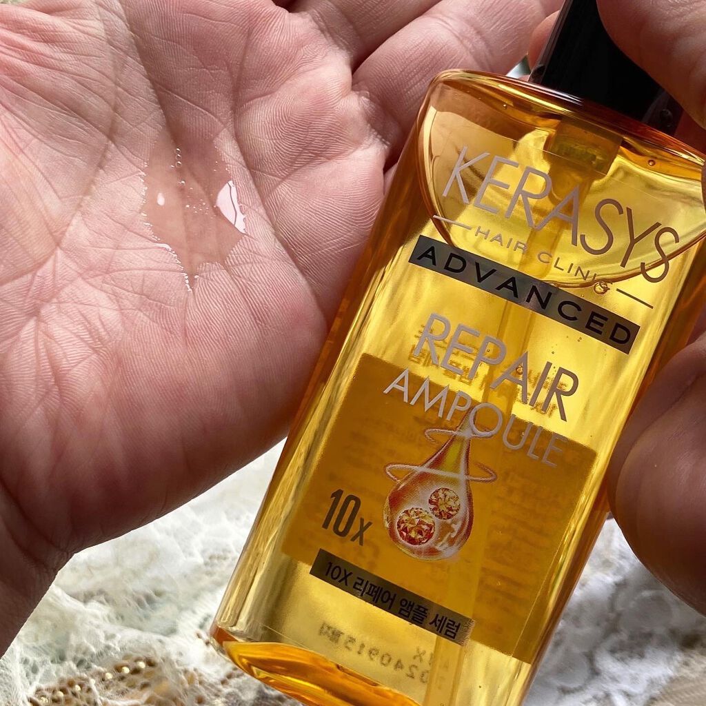 アドバンスド 10X リペアアンプル セラム/KERASYS/アウトバストリートメントを使ったクチコミ(3枚目)