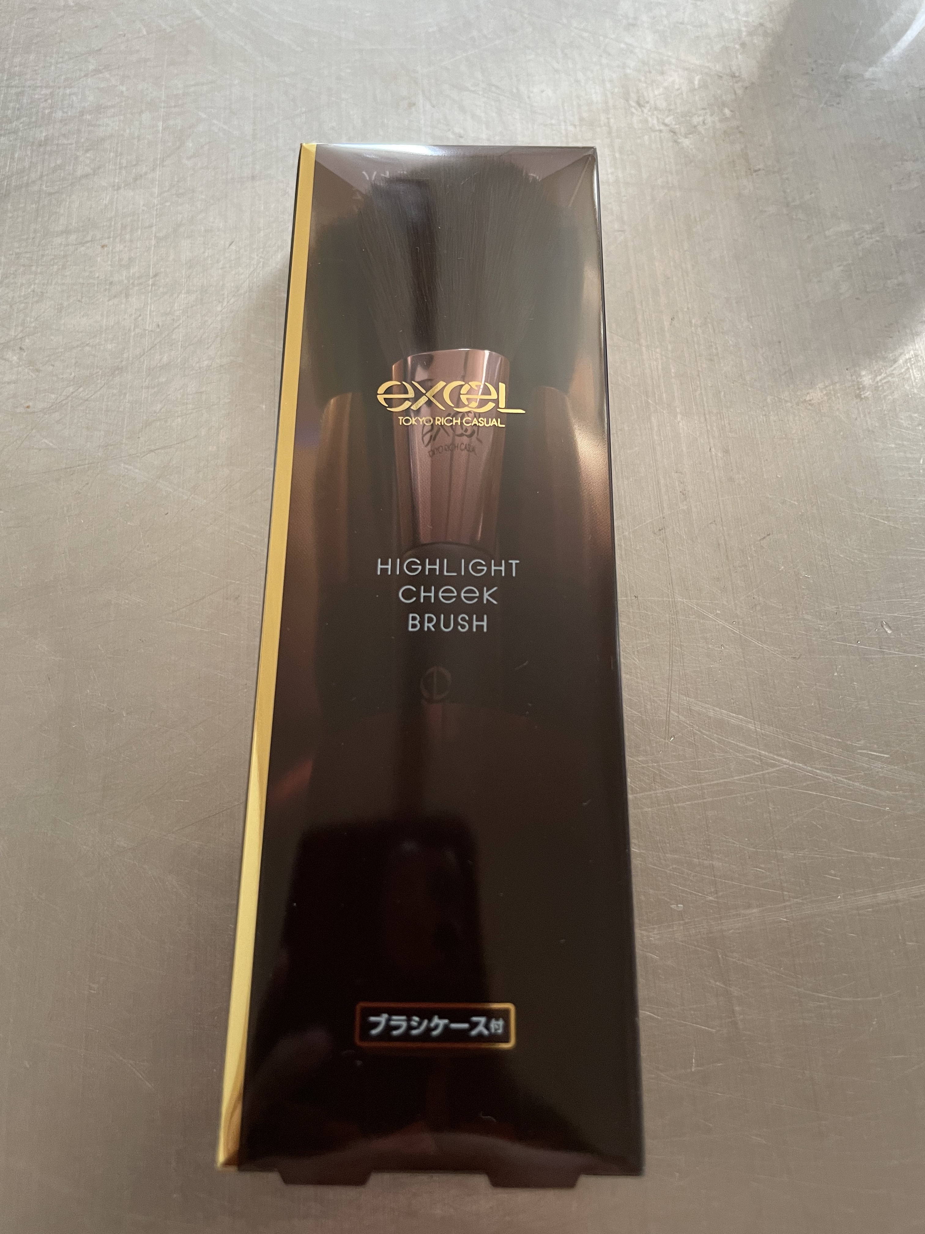 ハイライトチークブラシ/excel/メイクブラシを使ったクチコミ（3枚目）