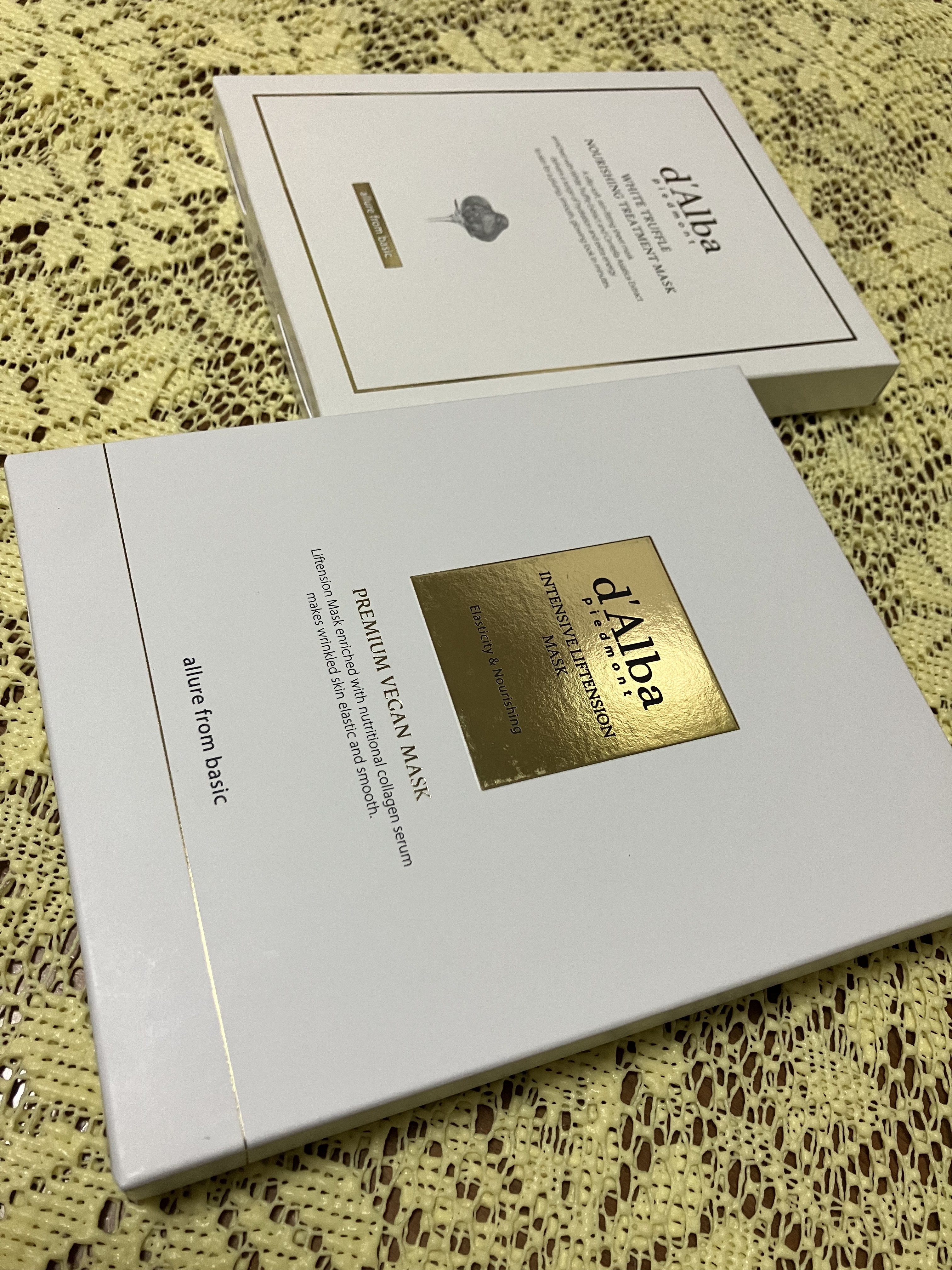 ホワイトトリュフナリシングトリートメントマスク/ダルバ/シートマスク・パックを使ったクチコミ（1枚目）