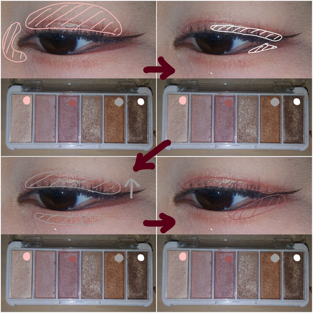 AC カラーアイパレット/AC MAKEUP/アイシャドウパレットを使ったクチコミ(2枚目)