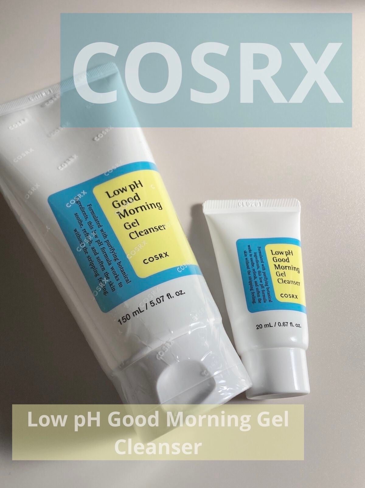 弱酸性グッドモーニングジェルクレンザー/COSRX/洗顔フォームを使ったクチコミ(1枚目)