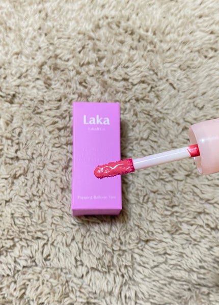 ポッピングバルーンティント/Laka/リップティントを使ったクチコミ(4枚目)