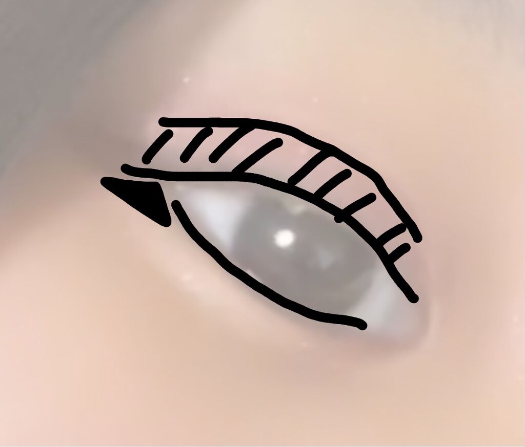 ジェルアイライナー/CEZANNE/ジェルアイライナーを使ったクチコミ（3枚目）