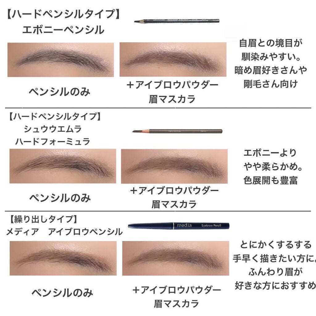 鉛筆/エボニー/アイブロウペンシルを使ったクチコミ(4枚目)