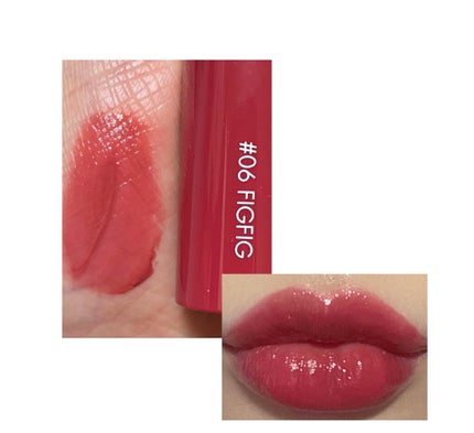 ジューシーラスティングティント/rom&nd/リップティントを使ったクチコミ(4枚目)