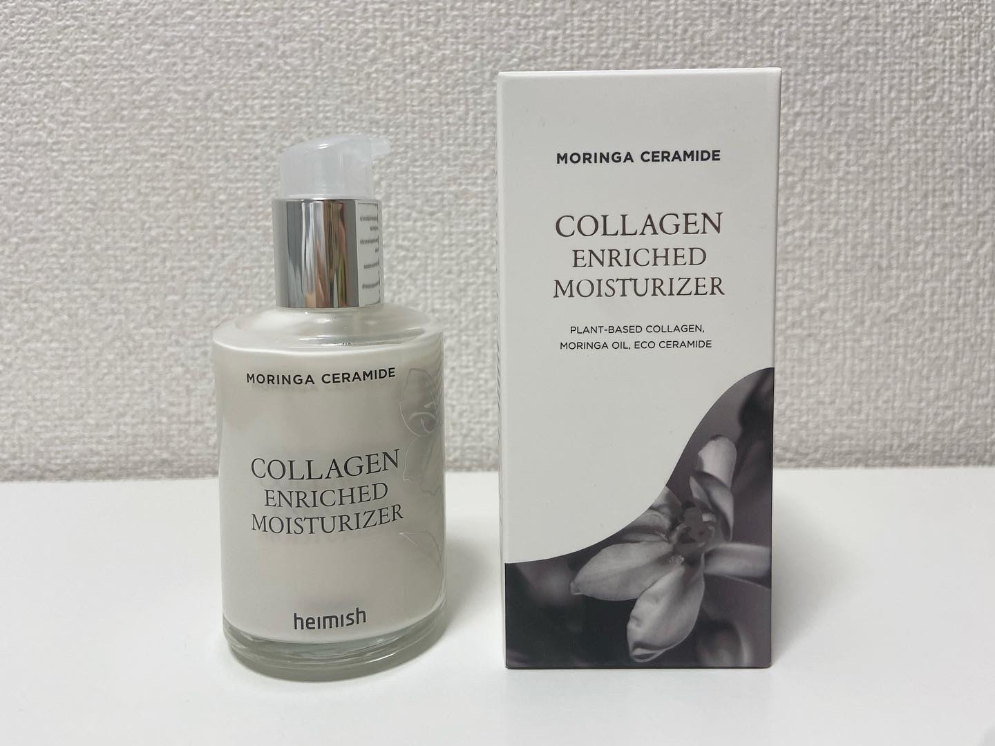 モリンガ セラミド コラーゲン エンリッチド モイスチャライザー/heimish/乳液を使ったクチコミ（3枚目）