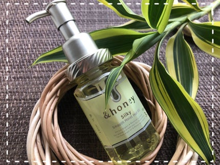 シルキー スムースモイスチャー ヘアオイル 3.0/&honey/ヘアオイルを使ったクチコミ(4枚目)