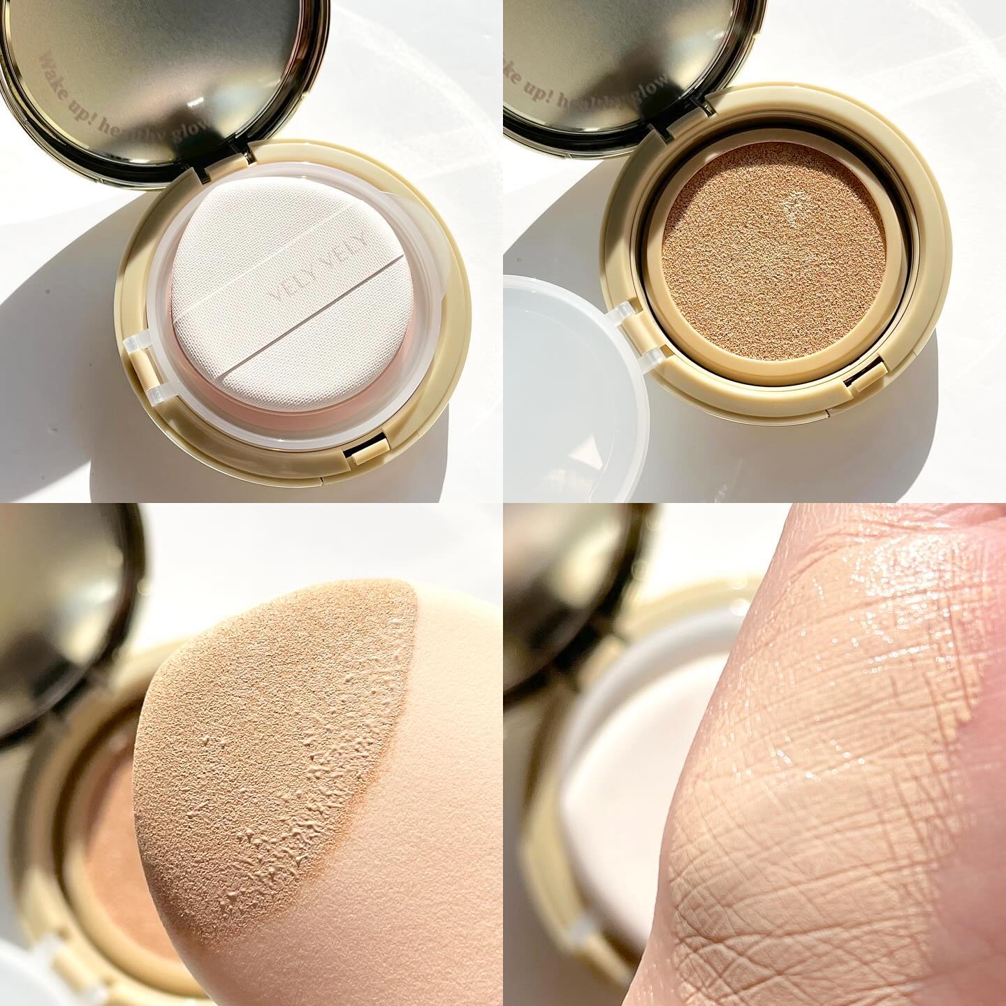 はちみつツヤ肌クッションファンデ/VELY VELY/クッションファンデーションを使ったクチコミ（3枚目）