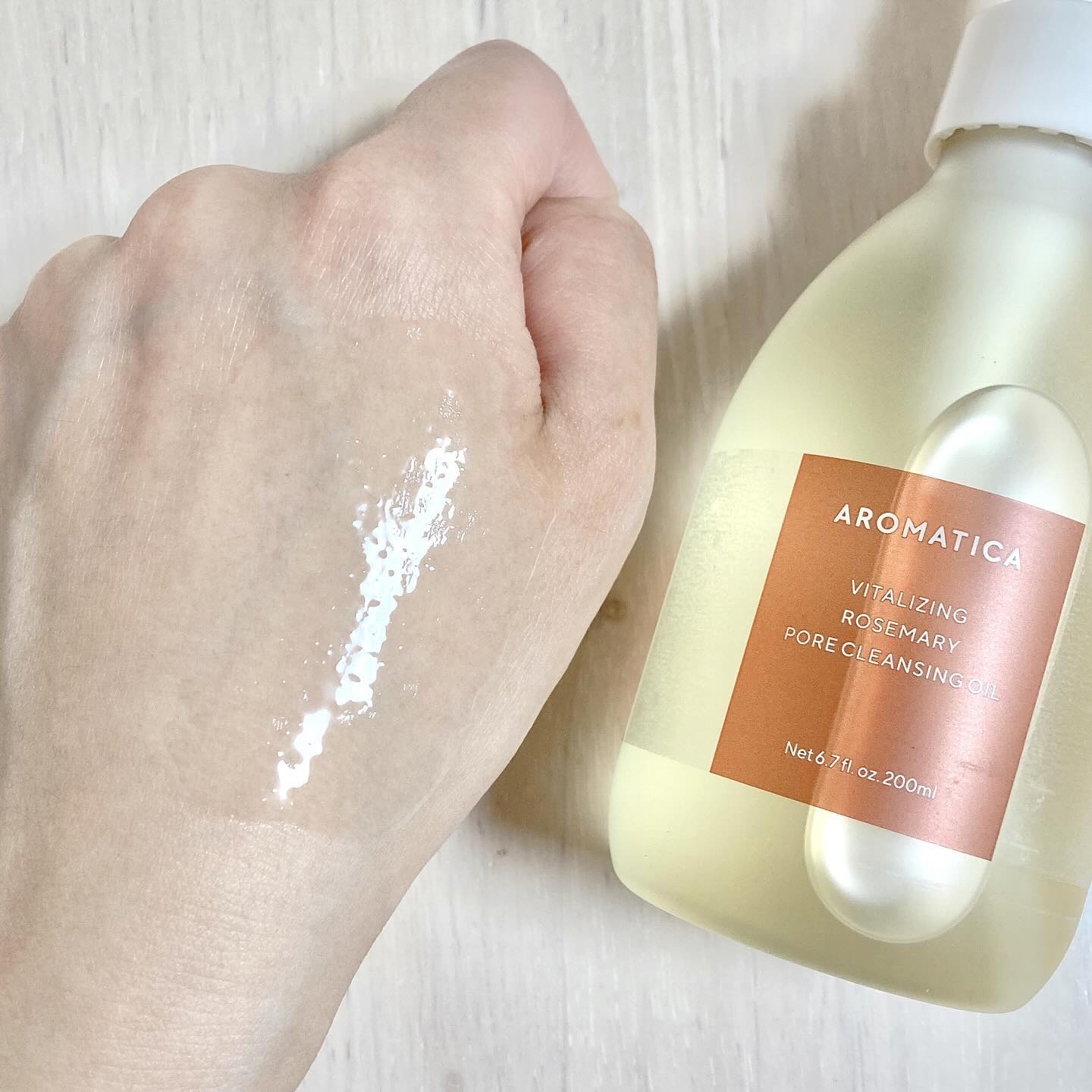 ローズマリークレンジングオイル/AROMATICA/オイルクレンジングを使ったクチコミ（3枚目）