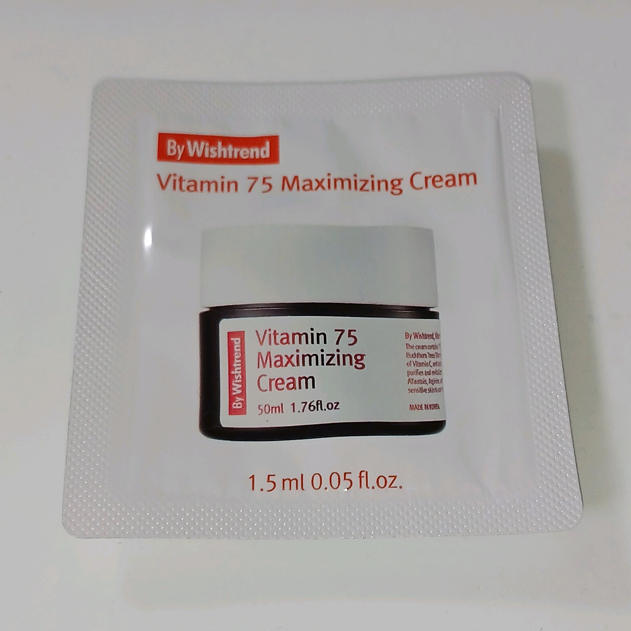 ビタミン75マキシマイジングクリーム/By Wishtrend/フェイスクリームを使ったクチコミ（1枚目）
