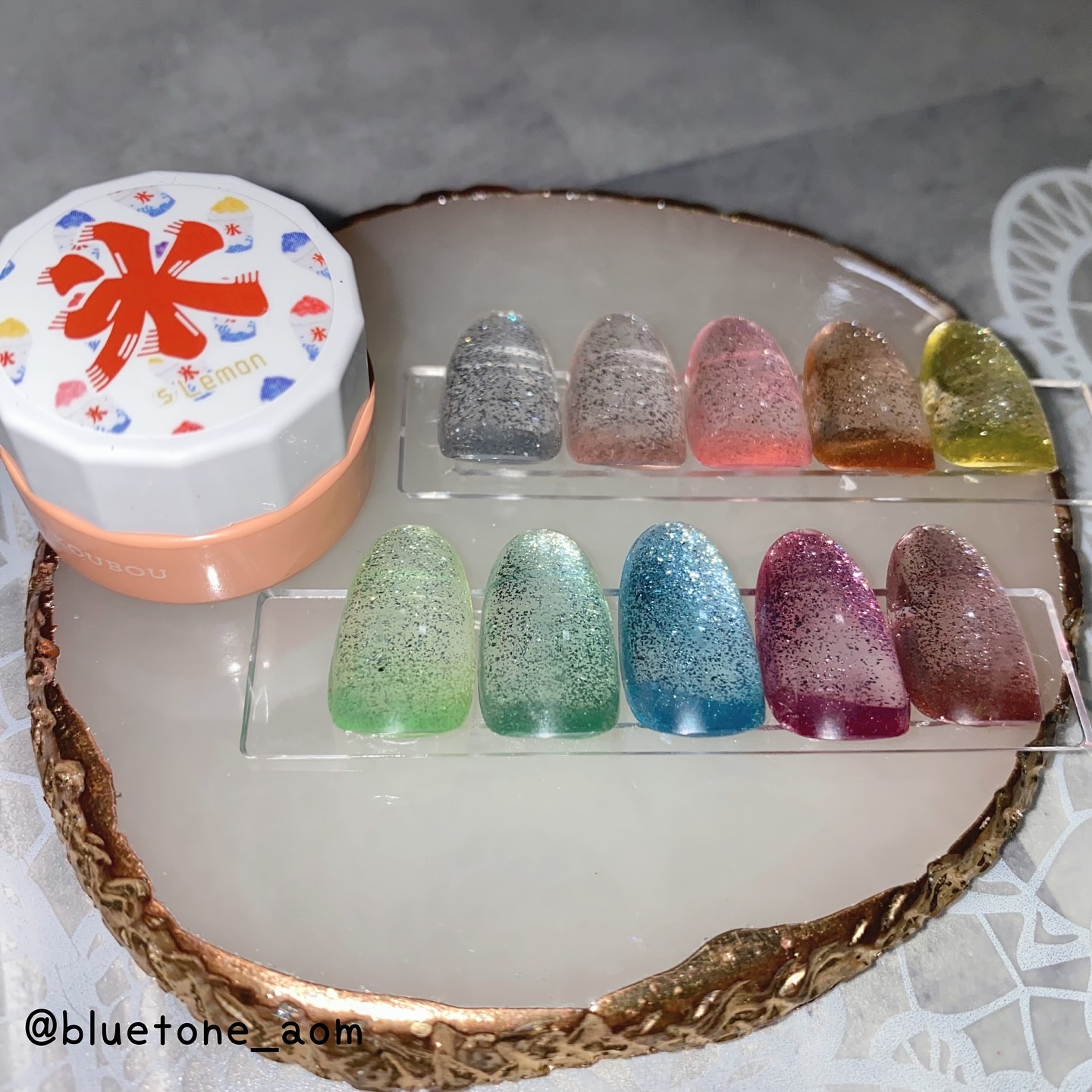 かき氷マグネット/ネイル工房/ジェルネイルを使ったクチコミ（3枚目）