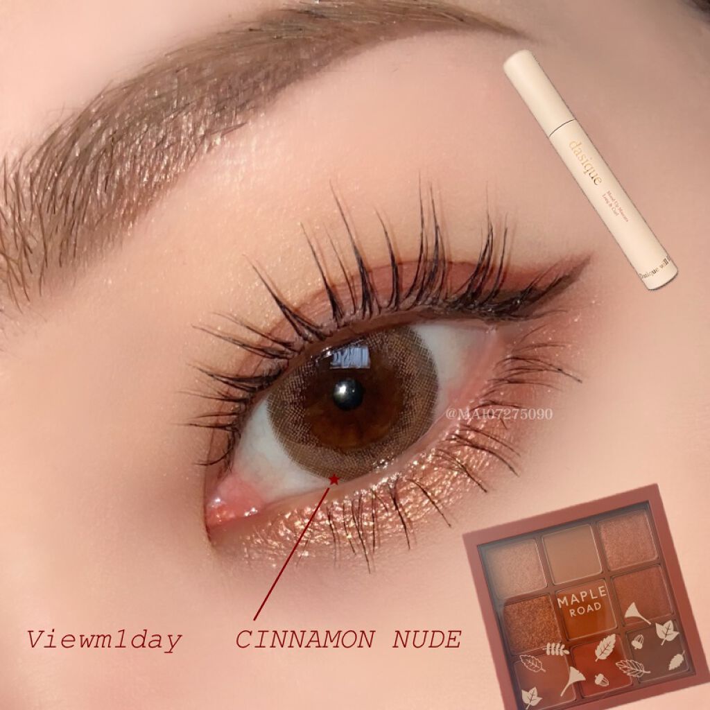 ビュームワンデー シナモンヌード/ビューム/ワンデー（１DAY）カラコンを使ったクチコミ（1枚目）