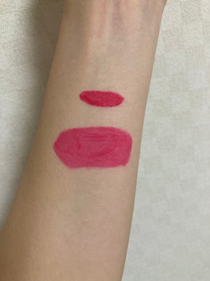 VT アートインリップティントのクチコミ「VT Cosmeticsアートインリップティント
2枚目が普通に塗った状態で3枚目が何回かテ.....」(3枚目)