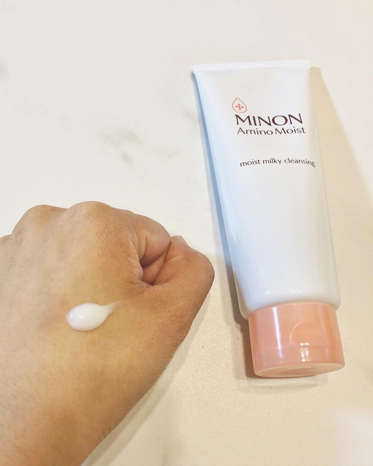 ミノン アミノモイスト モイストミルキィ クレンジング/ミノン/ミルククレンジングを使ったクチコミ(1枚目)