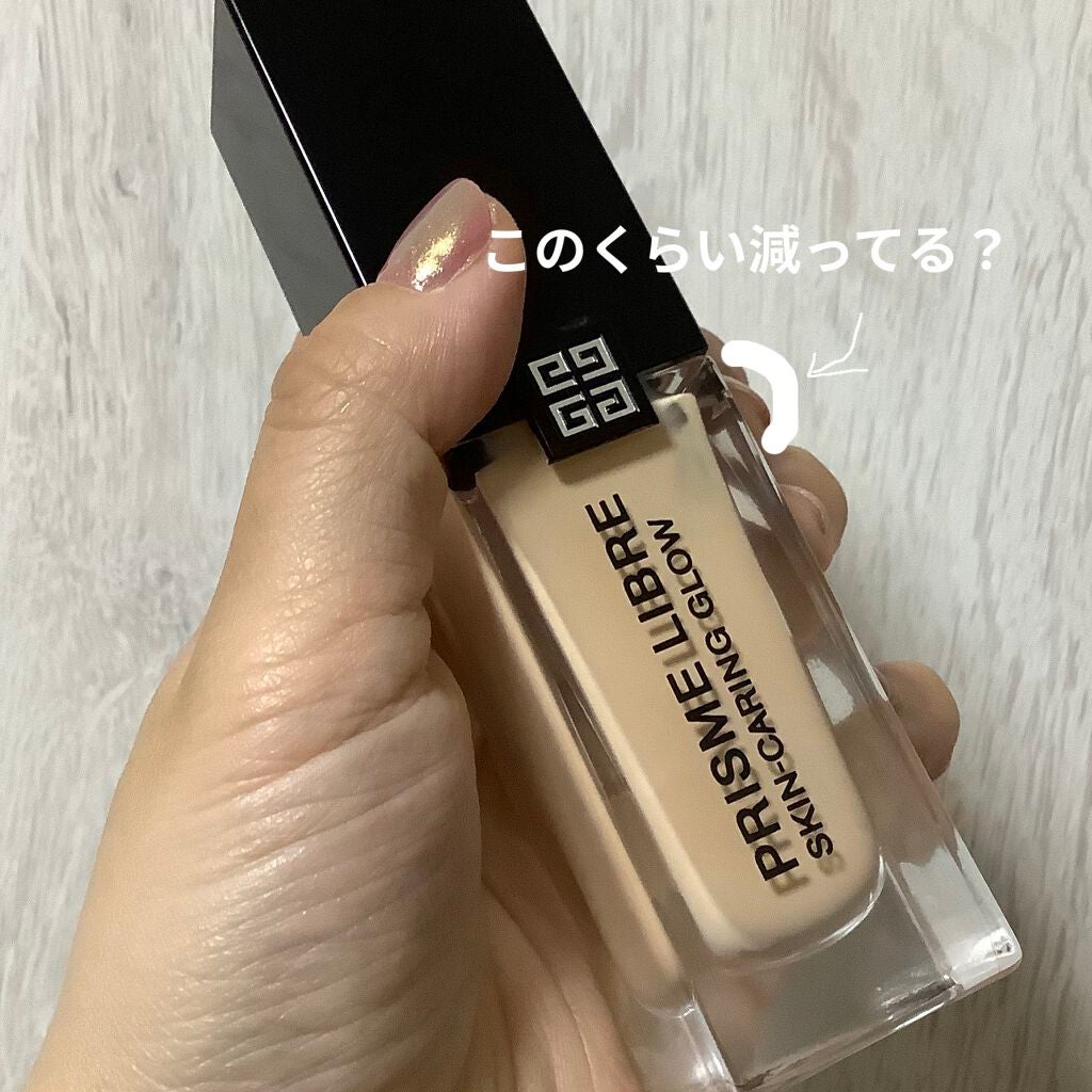 プリズム・リーブル・スキンケアリング・グロウ/GIVENCHY/リキッドファンデーションを使ったクチコミ(2枚目)