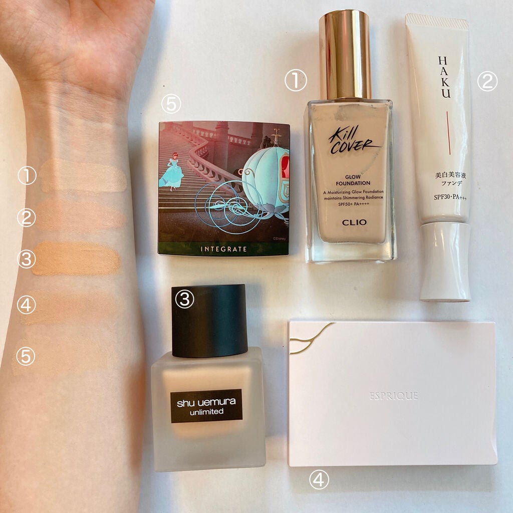 プロフィニッシュファンデーション/インテグレート/パウダーファンデーションを使ったクチコミ(2枚目)