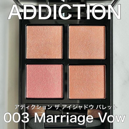 アディクション ザ アイシャドウ パレット/ADDICTION/アイシャドウパレットを使ったクチコミ(1枚目)