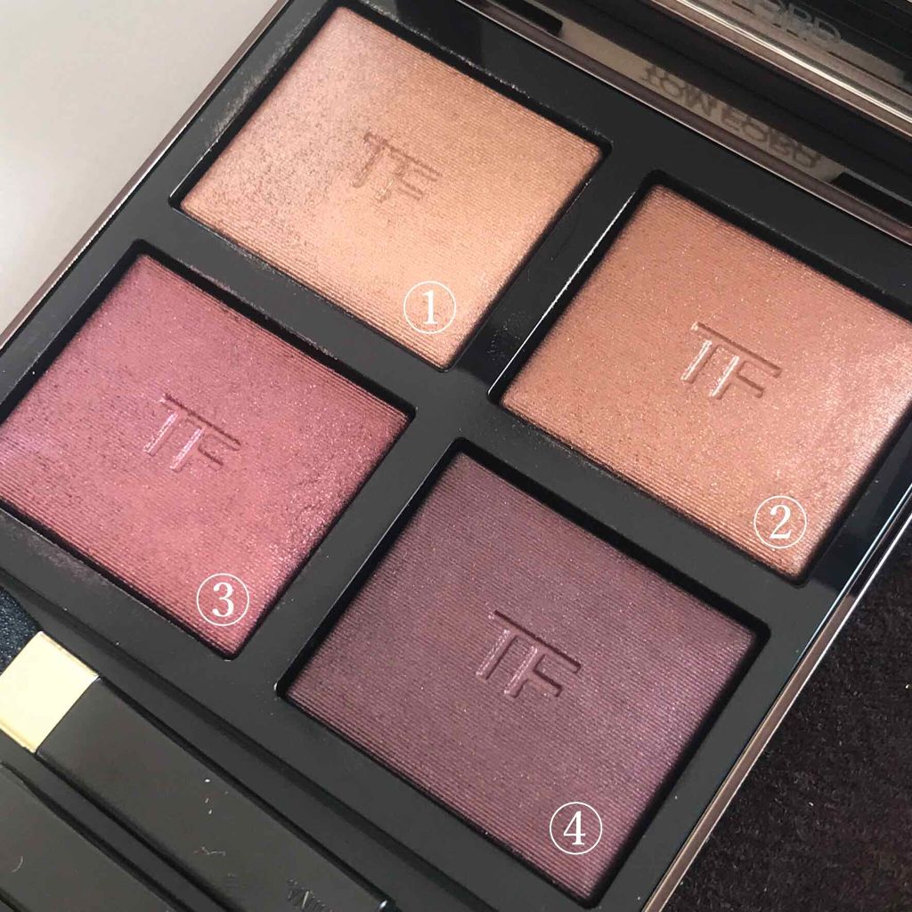アイ カラー クォード/TOM FORD BEAUTY/アイシャドウパレットを使ったクチコミ（2枚目）