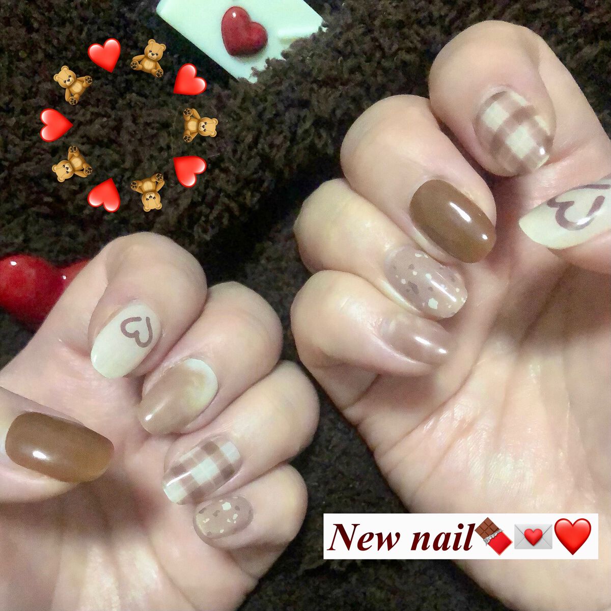 #ネイル,#バレンタインネイルのネイルデザイン