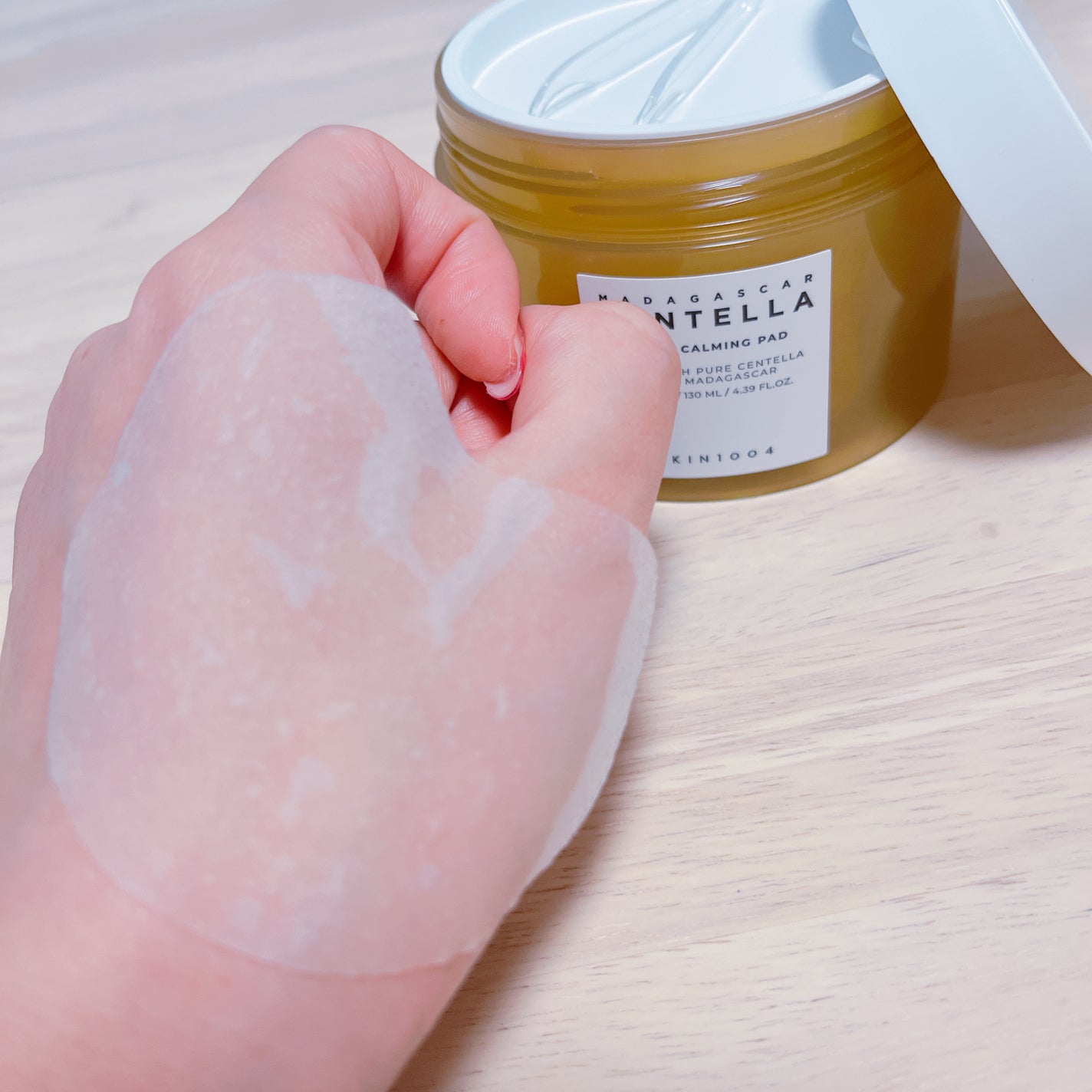 センテラ クイックカーミングパッド/SKIN1004/トナーパッドを使ったクチコミ(2枚目)