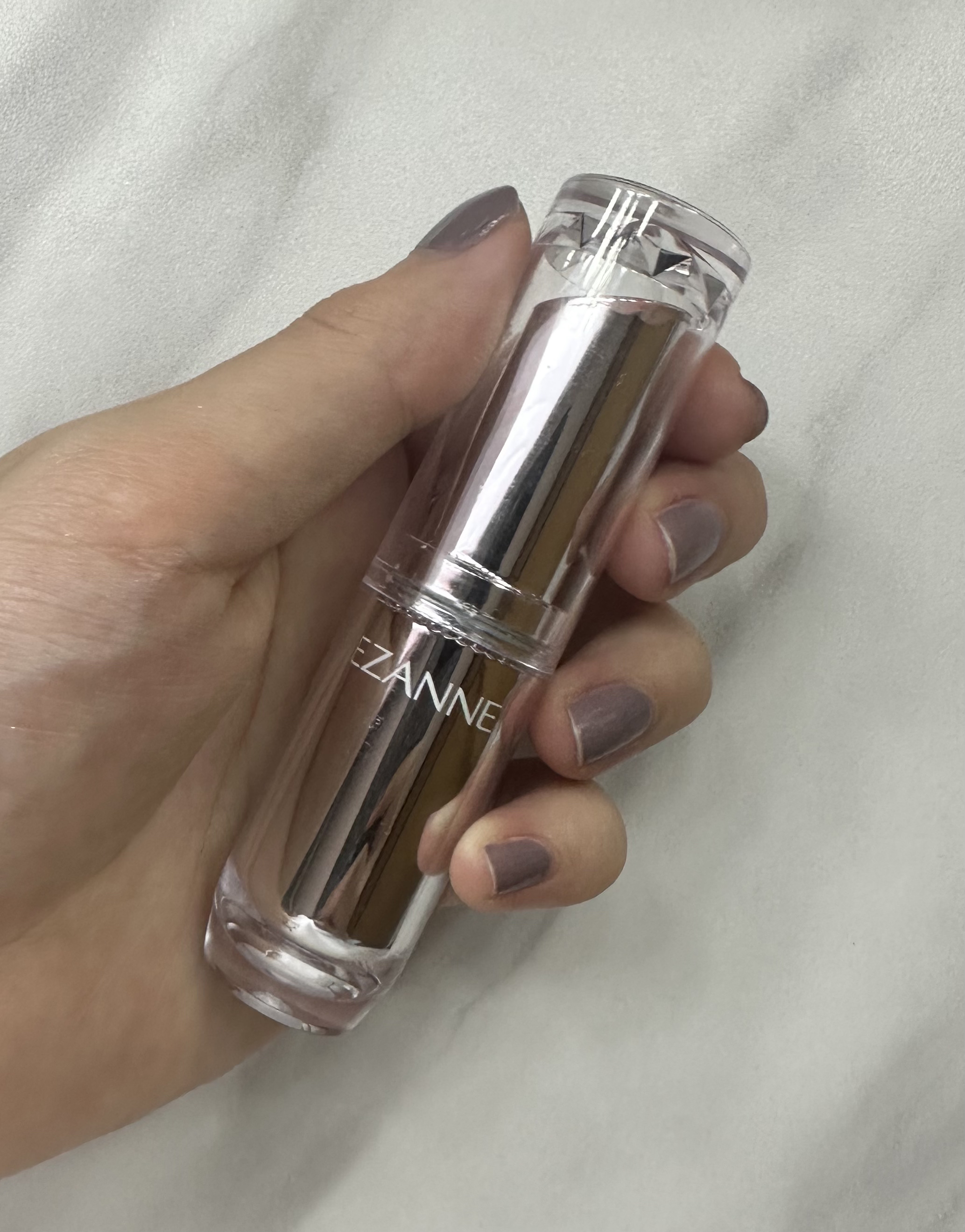 ラスティンググロスリップ/CEZANNE/口紅を使ったクチコミ（3枚目）