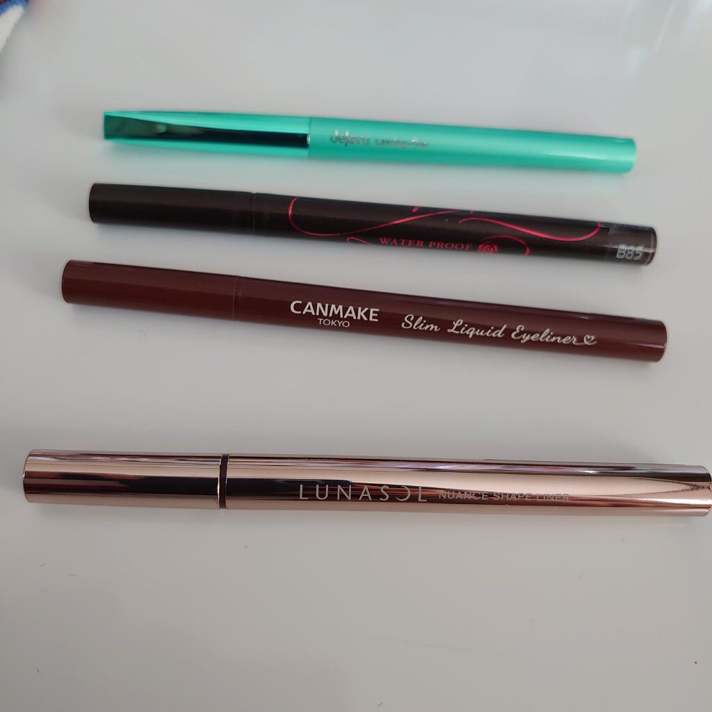 ルナソル ニュアンスシェイプライナー/LUNASOL/リキッドアイライナーを使ったクチコミ（3枚目）