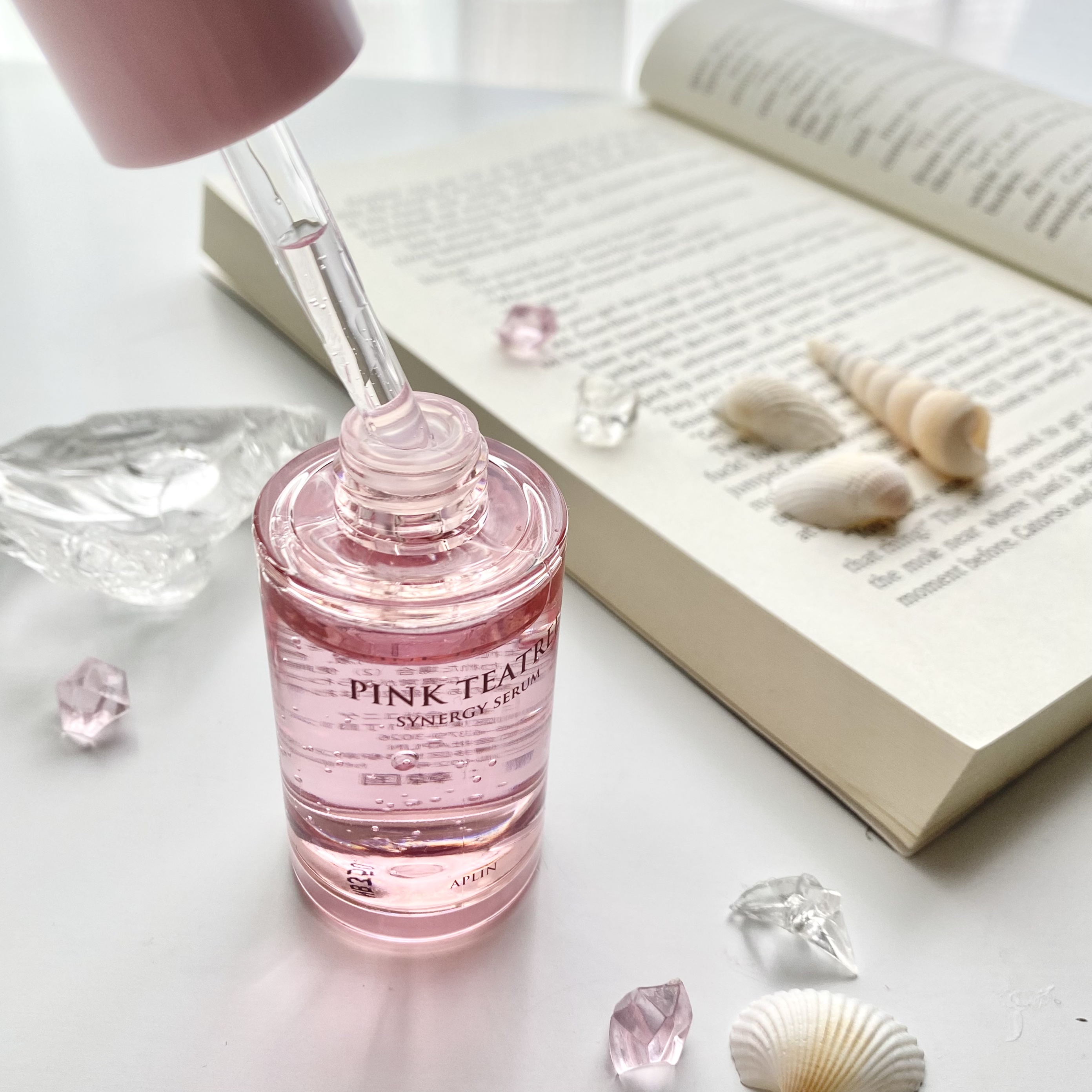 ピンクティーツリーシナジーセラム/APLIN/美容液を使ったクチコミ（1枚目）