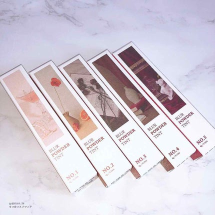 ブラーパウダーティント/EGLIPS/リップティントを使ったクチコミ(2枚目)