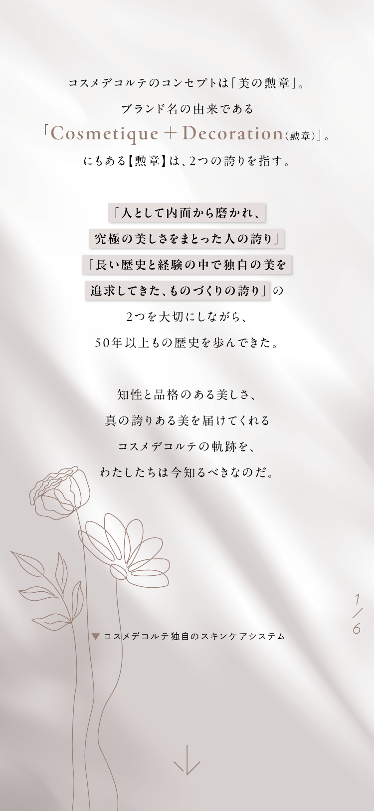 【Brand Pick Up!】誇り高き美のミューズ、コスメデコルテの画像