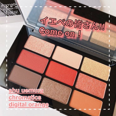 クロマティックス - デジタル オレンジ/shu uemura/アイシャドウパレットを使ったクチコミ（1枚目）