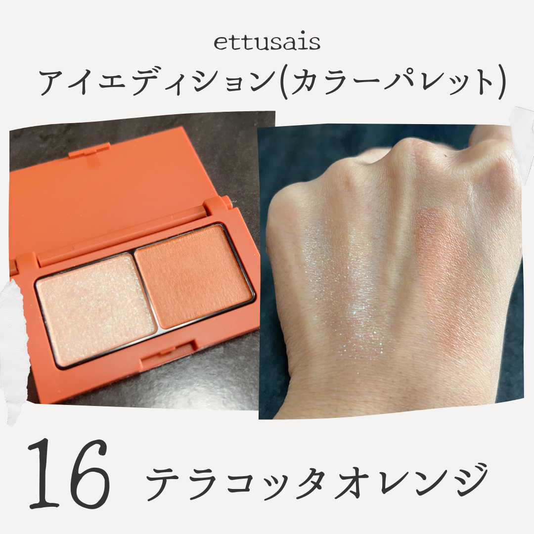 エテュセ アイエディション(カラーパレット)/ettusais/アイシャドウパレットを使ったクチコミ（3枚目）