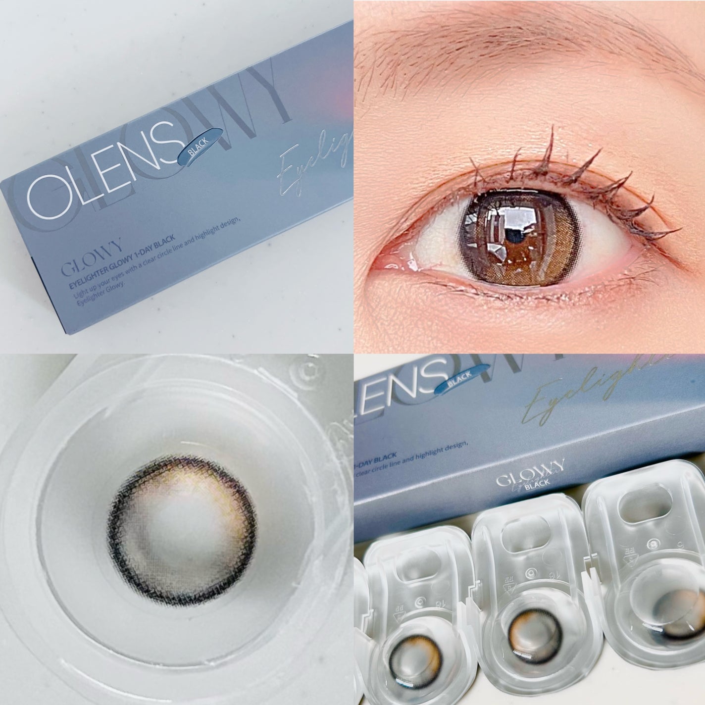 Glowy 1day/OLENS/ワンデー(1DAY)カラコンを使ったクチコミ(7枚目)