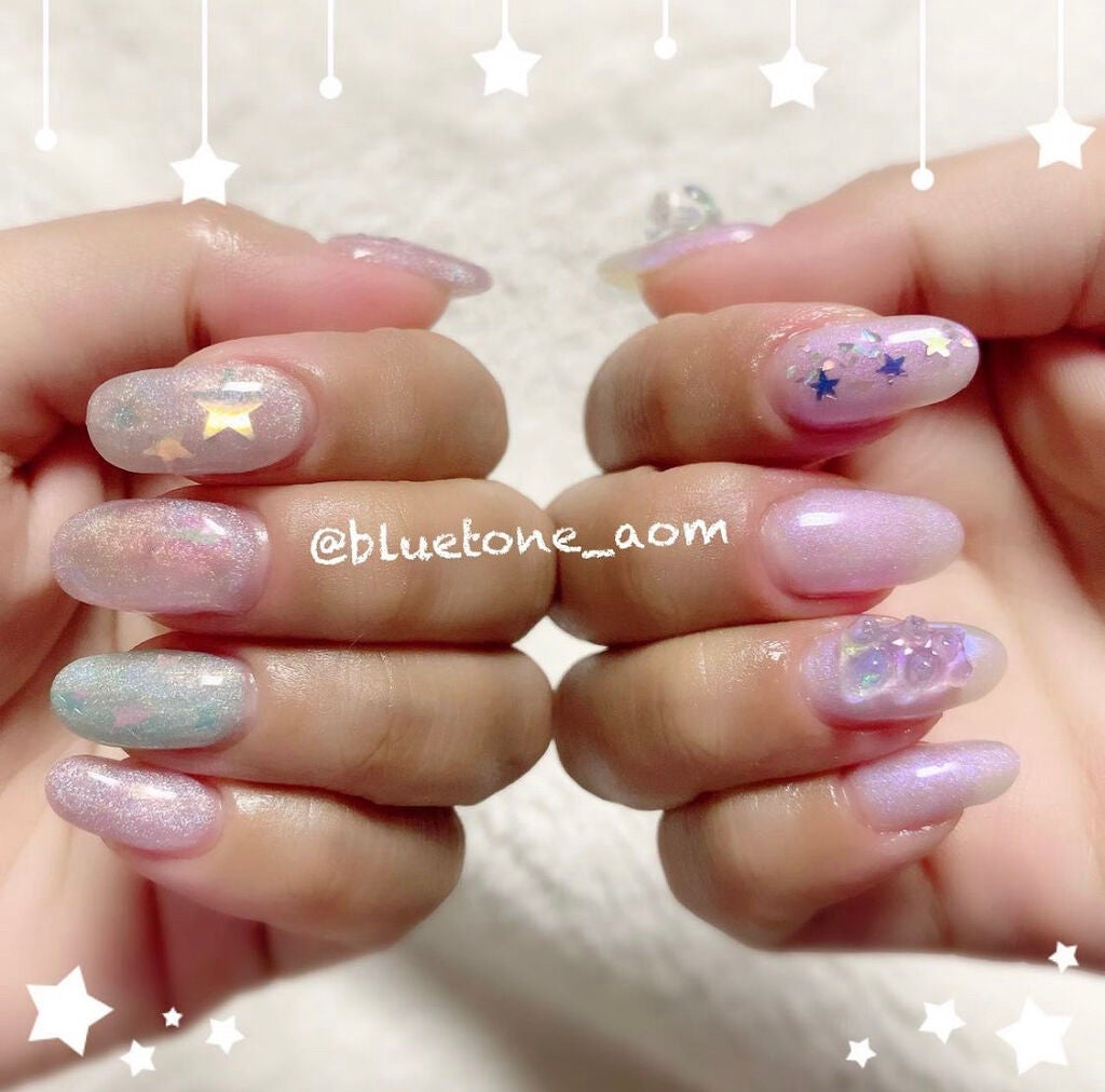 ジェルネイル(ライト対応)/セリア/ジェルネイルを使ったクチコミ(2枚目)