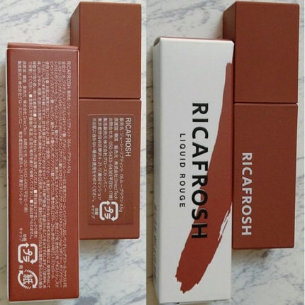 ジューシーリブティント/RICAFROSH/リップティントを使ったクチコミ(5枚目)