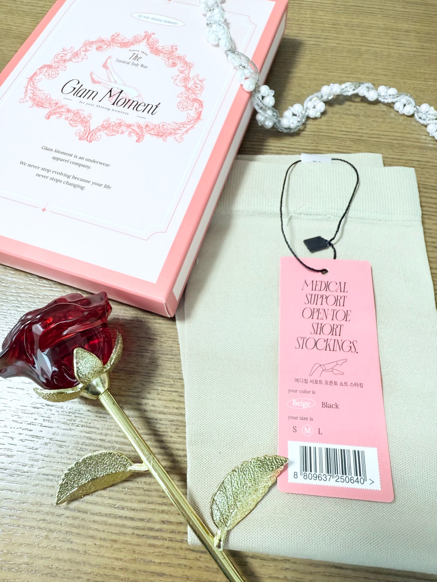 メディカルサポート オープントゥショートストッキング/グラムモーメント/着圧ソックス・レギンスを使ったクチコミ(1枚目)