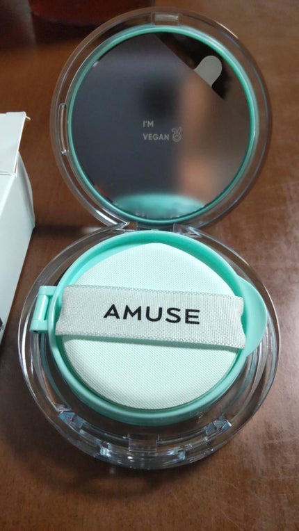 メタフィットヴィーガンクッション/AMUSE/クッションファンデーションを使ったクチコミ(2枚目)
