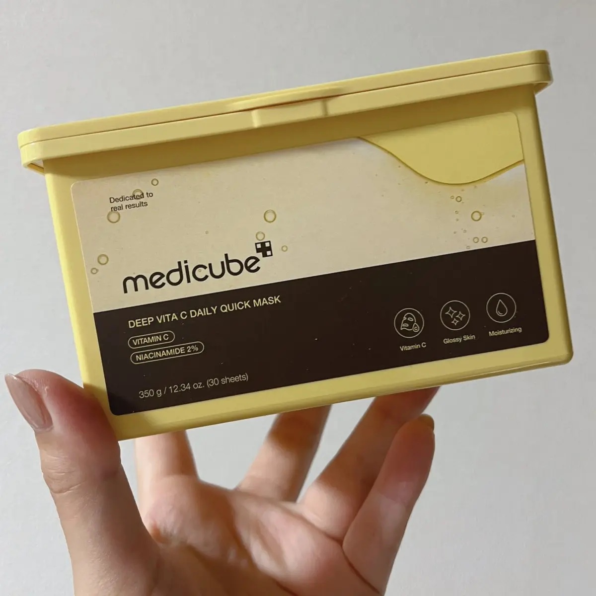 ディープ ビタC デイリー クイック マスク/MEDICUBE/シートマスク・パックを使ったクチコミ（1枚目）